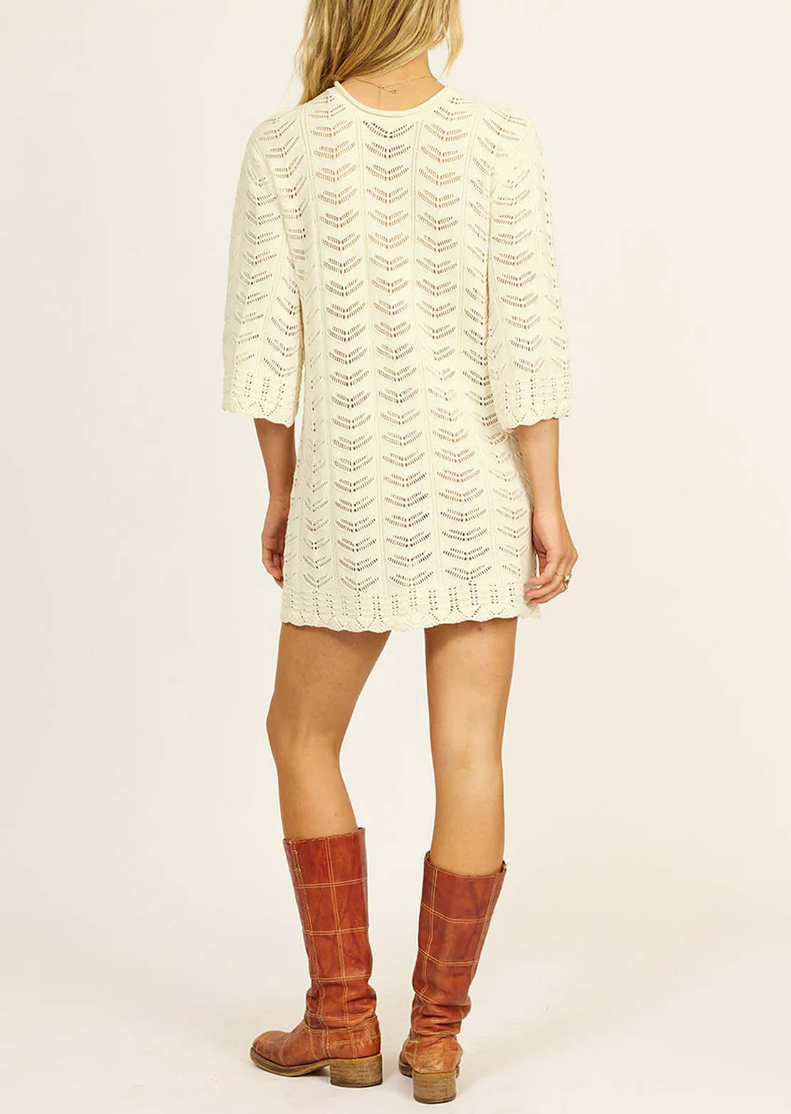 Sisstr Women's Salt Kiss Crochet Dress Sea Salt