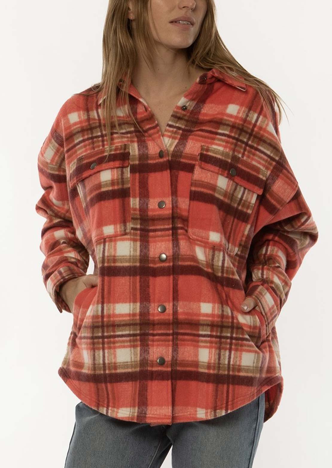 Sisstr Women's Skypark E-Cozy Jacket Lava