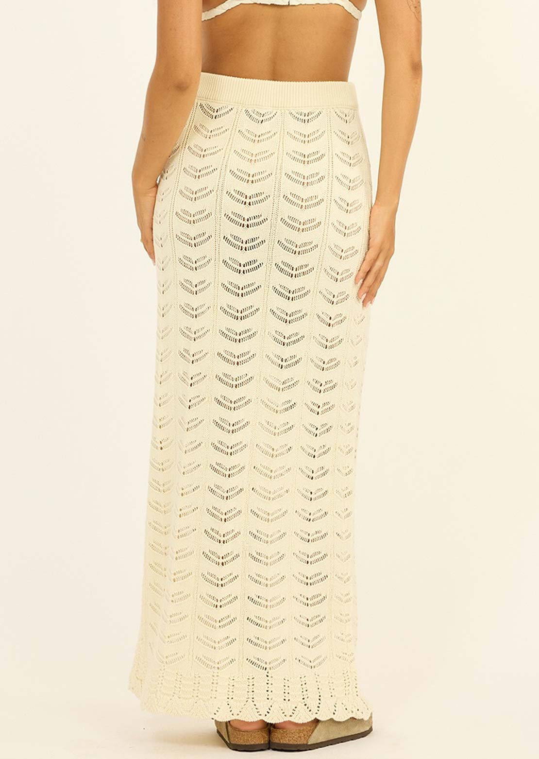 Sisstr Women's Sun To Sea Midi Woven Skirt Sea Salt