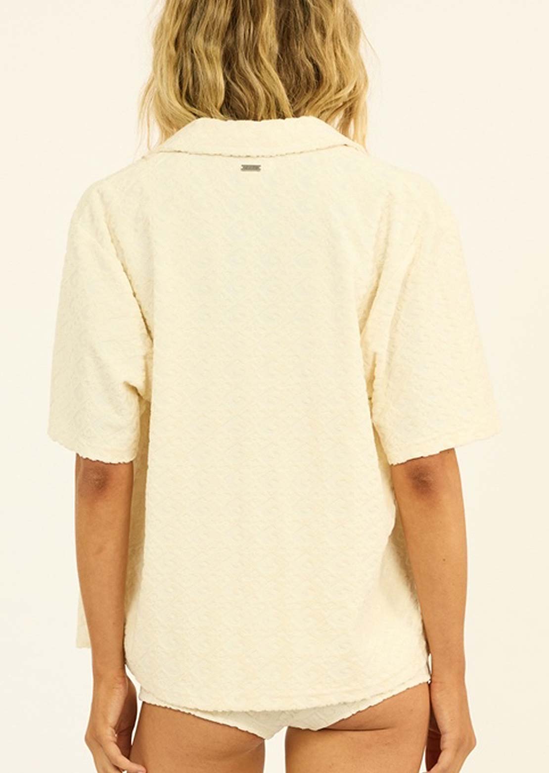 Sisstr Women's Vibe Check Terry Knit Top Sea Salt