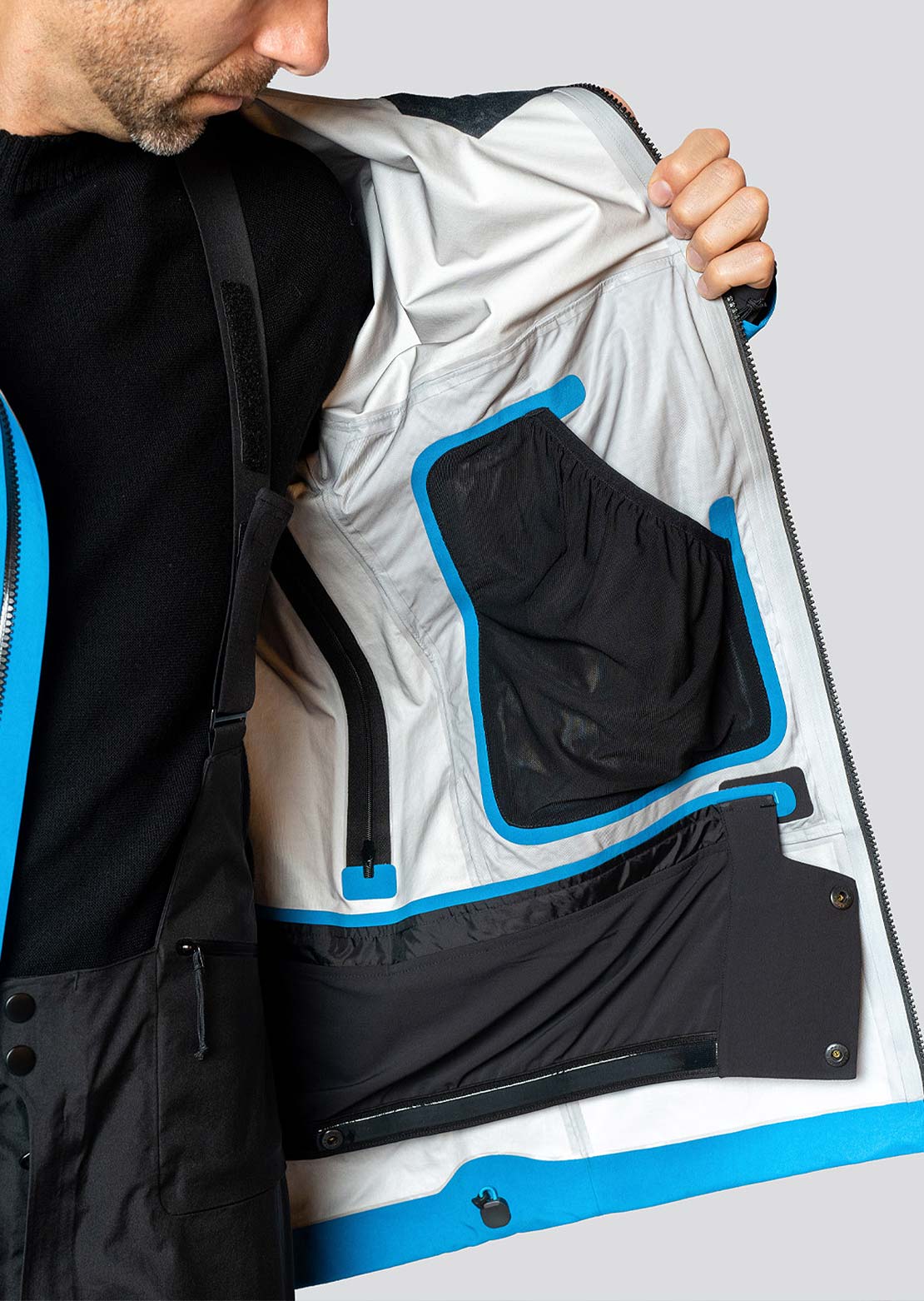 Skyline Outerwear Unisex Fuse 3L Hardshell Jacket