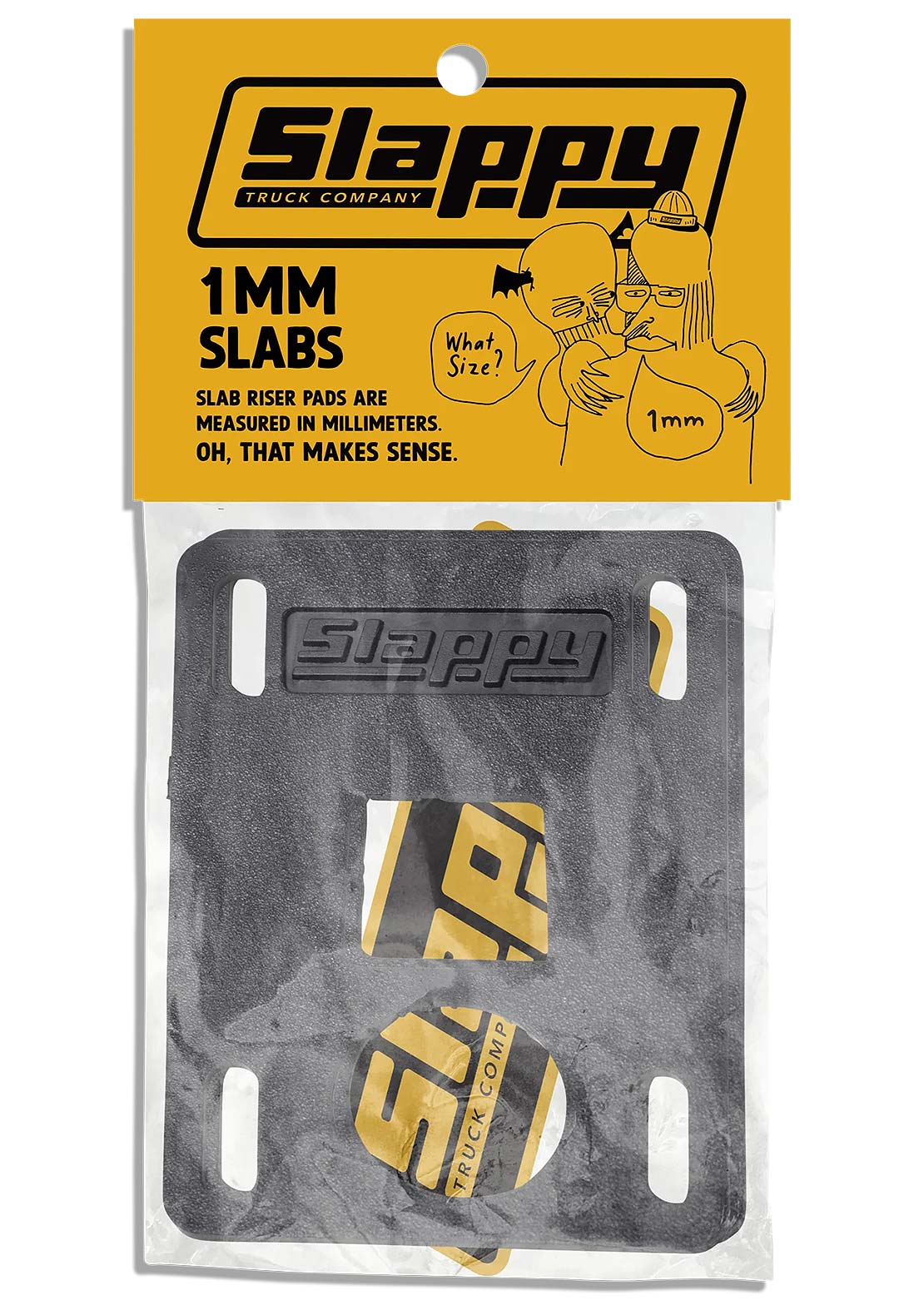Slappy Unisex Slabs 1mm Skateboard Risers