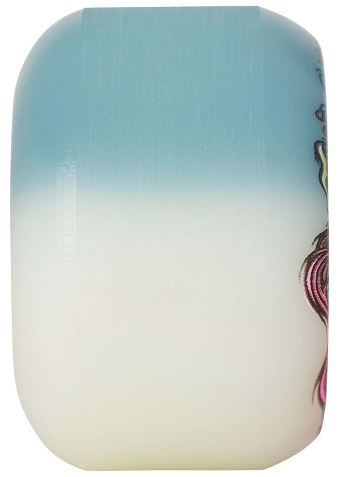 Slime Balls Hairballs 50-50 95A Skateboard Wheels White/Teal