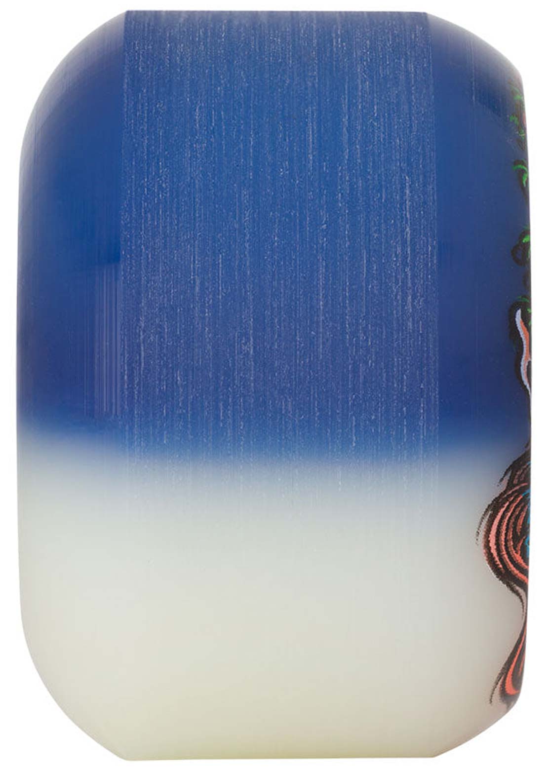Slime Balls Hairballs 50-50 95A Skateboard Wheels White/Blue