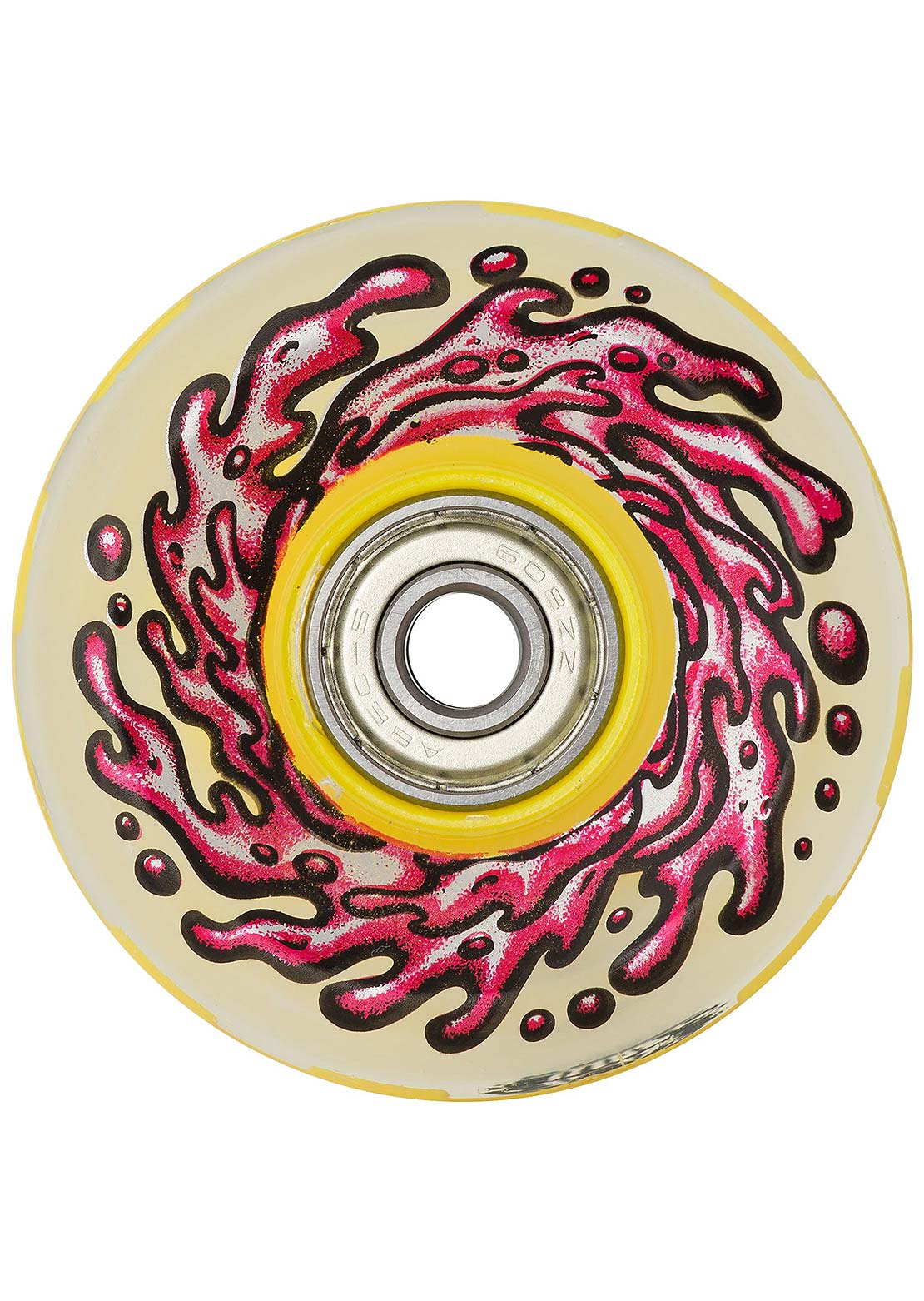 Slime Balls Light UPS LED OG Slime 78A Skateboard Wheels White/Red