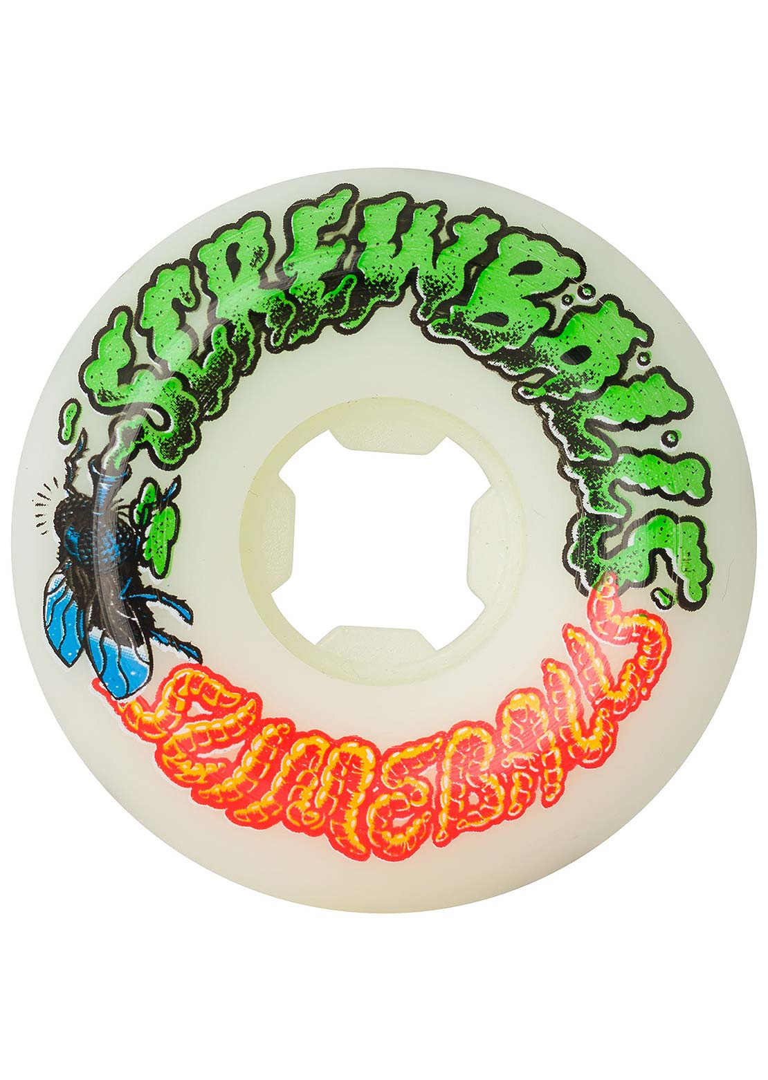 Slime Balls Screw Speed Balls 99A Skateboard Wheels White