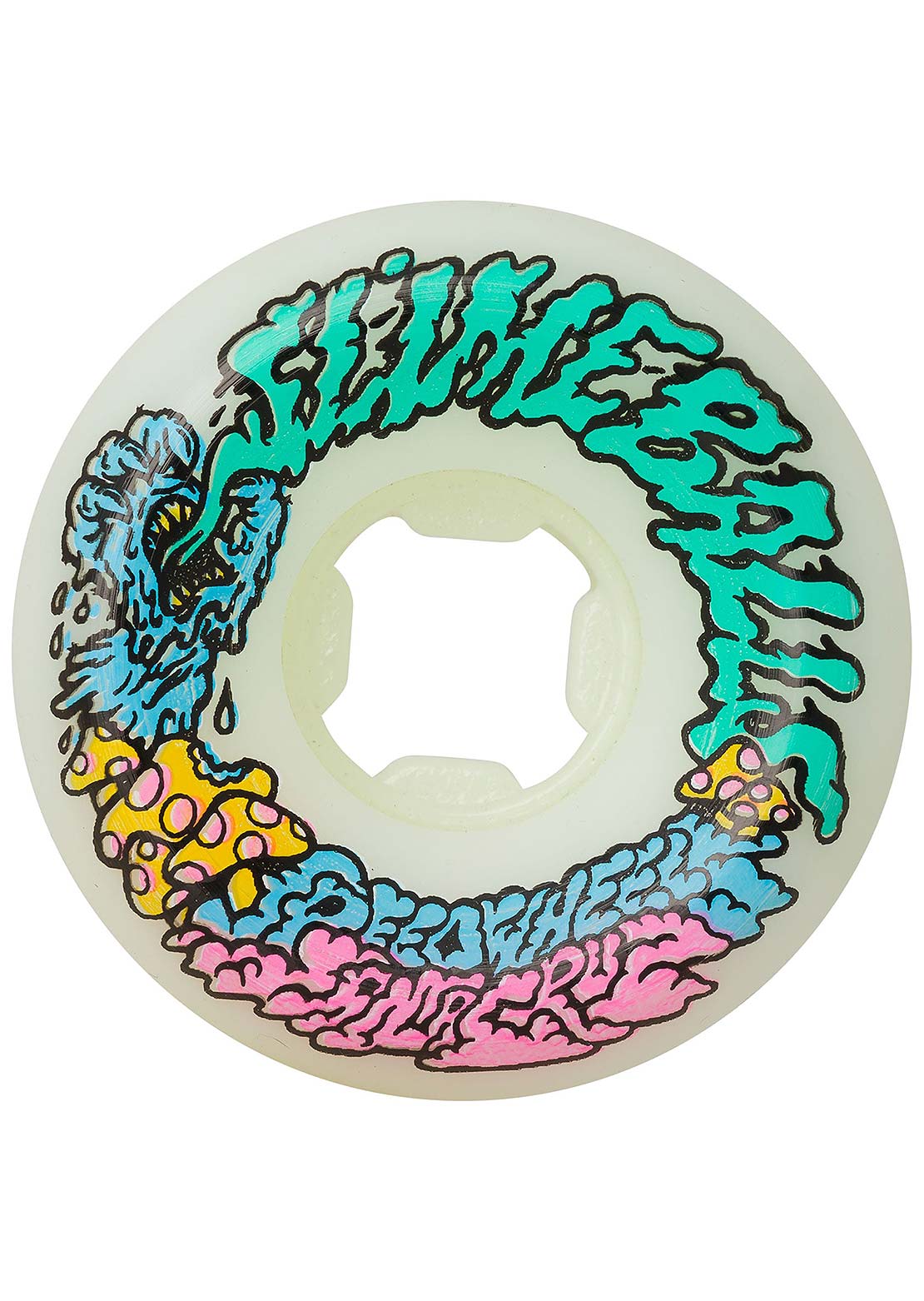 Slime Balls Vomit Mini 97A Skateboard Wheels White