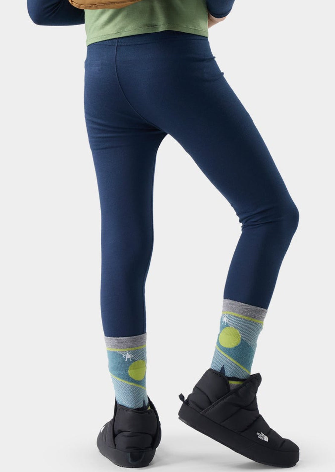 Smartwool Junior Classic Merino Blend Boxed Base Layer Bottom Deep Navy