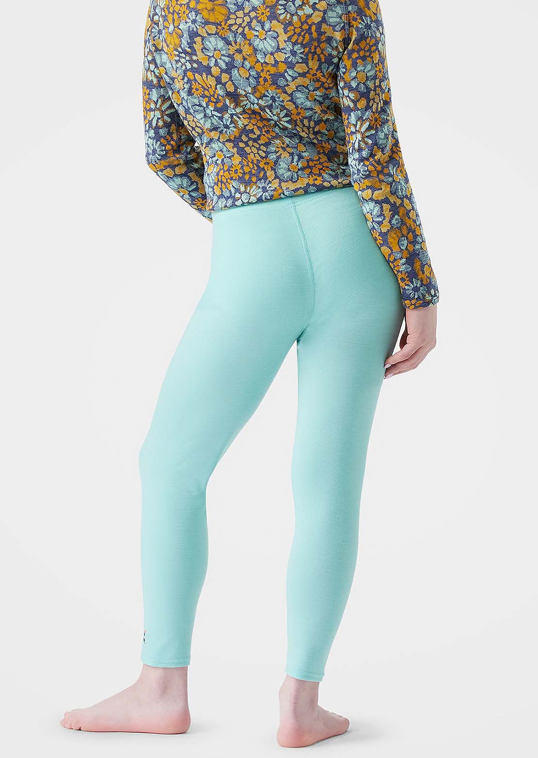Smartwool Junior Classic Thermal Merino Base Layer Bottom Pacific Blue