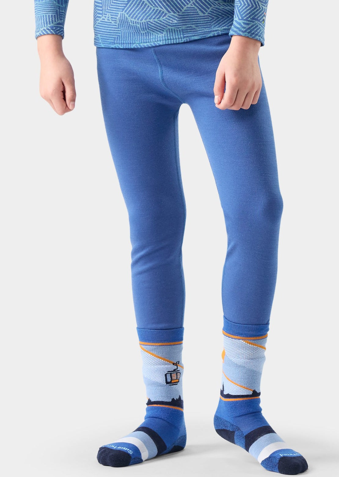 Smartwool Junior Classic Thermal Merino Base Layer Bottom Royal Indigo