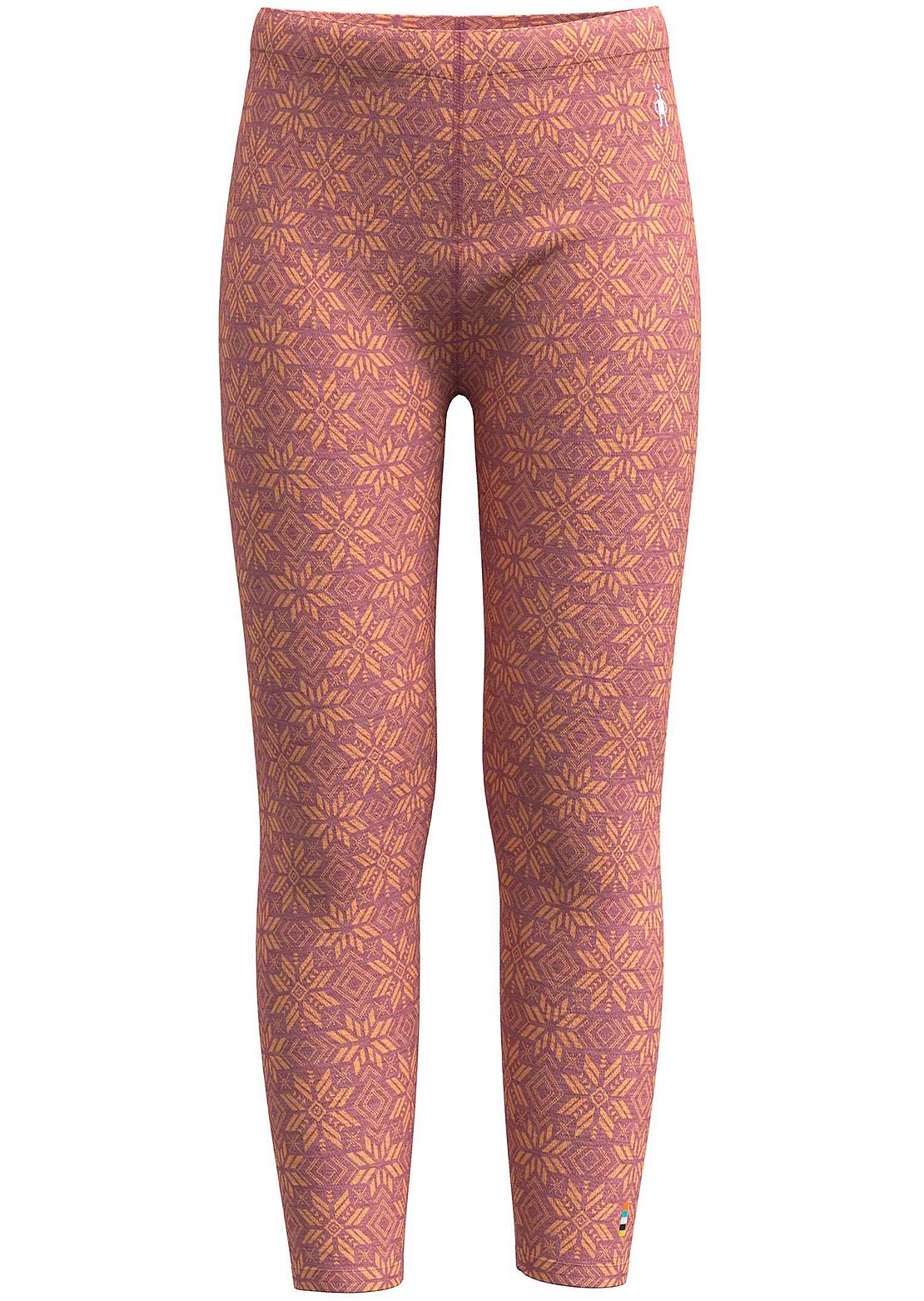 Smartwool Junior Classic Thermal Merino Base Layer Bottom Garden Pink Digi Snow
