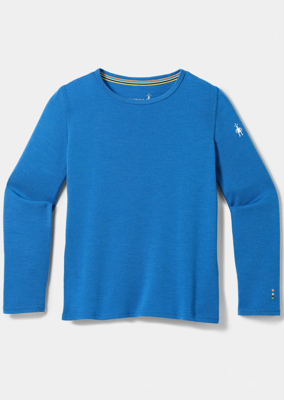 Smartwool Junior Classic Thermal Merino Base Layer Crew Boxed Top Royal Indigo