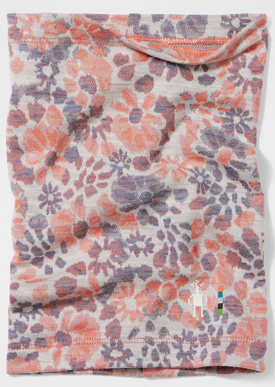 Smartwool Junior Thermal Merino Neck Gaiter Coral Reef Floral