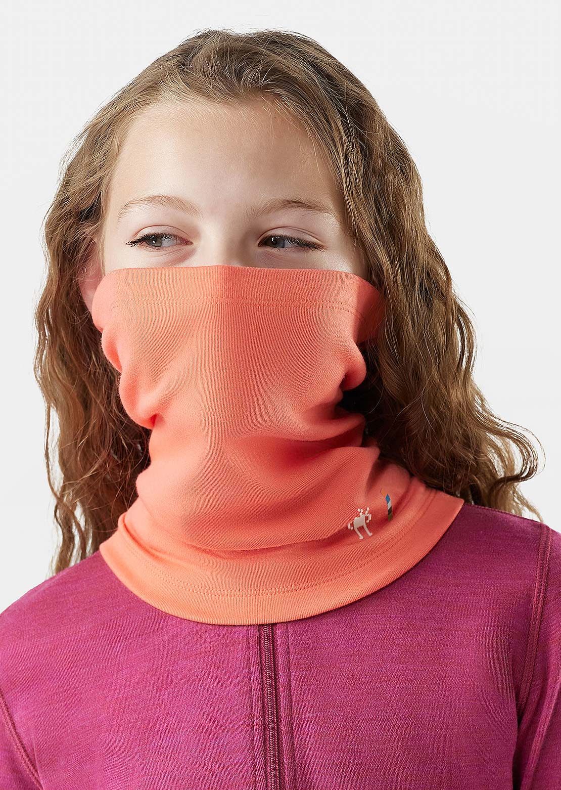 Smartwool Junior Thermal Merino Neck Gaiter Coral Reef