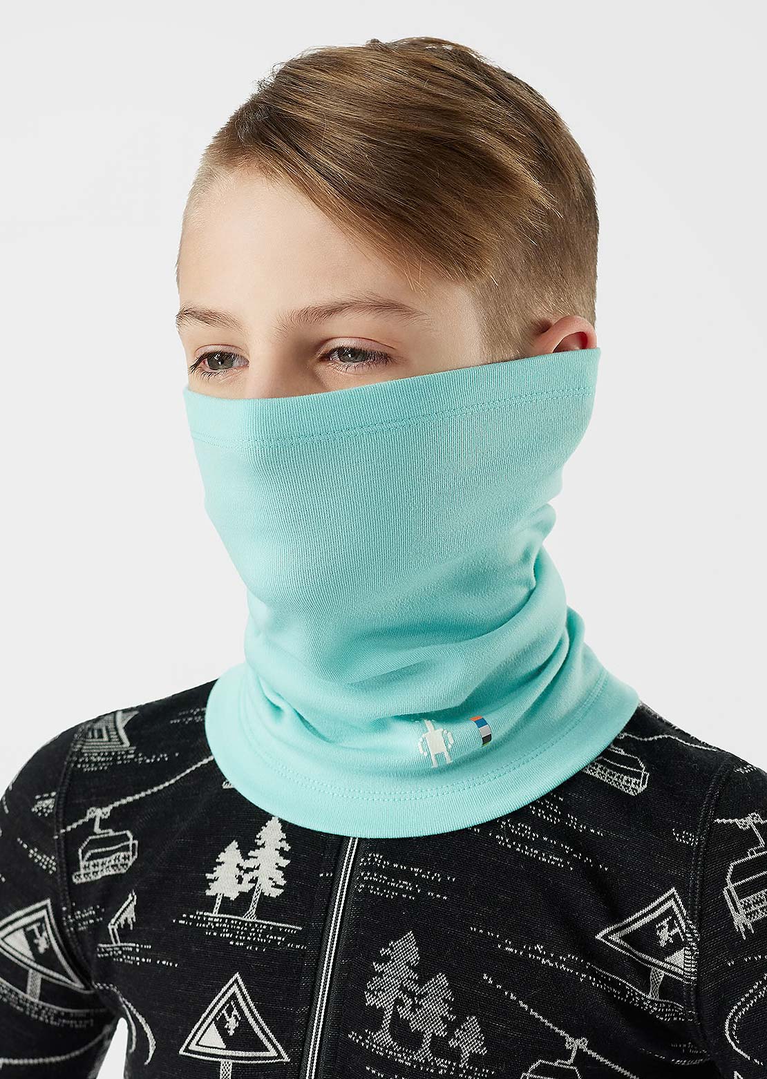 Smartwool Junior Thermal Merino Neck Gaiter Pacific Blue
