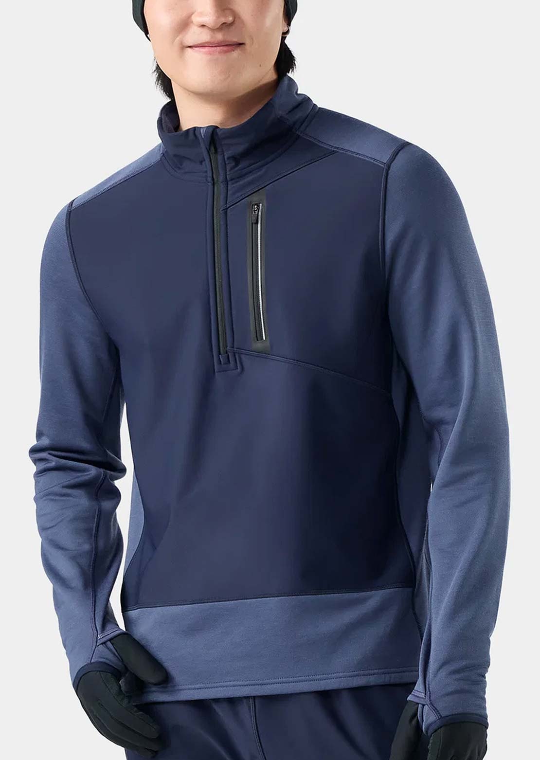 Smartwool Men's Active Fleece Wind 1/2 Zip Long Sleeve