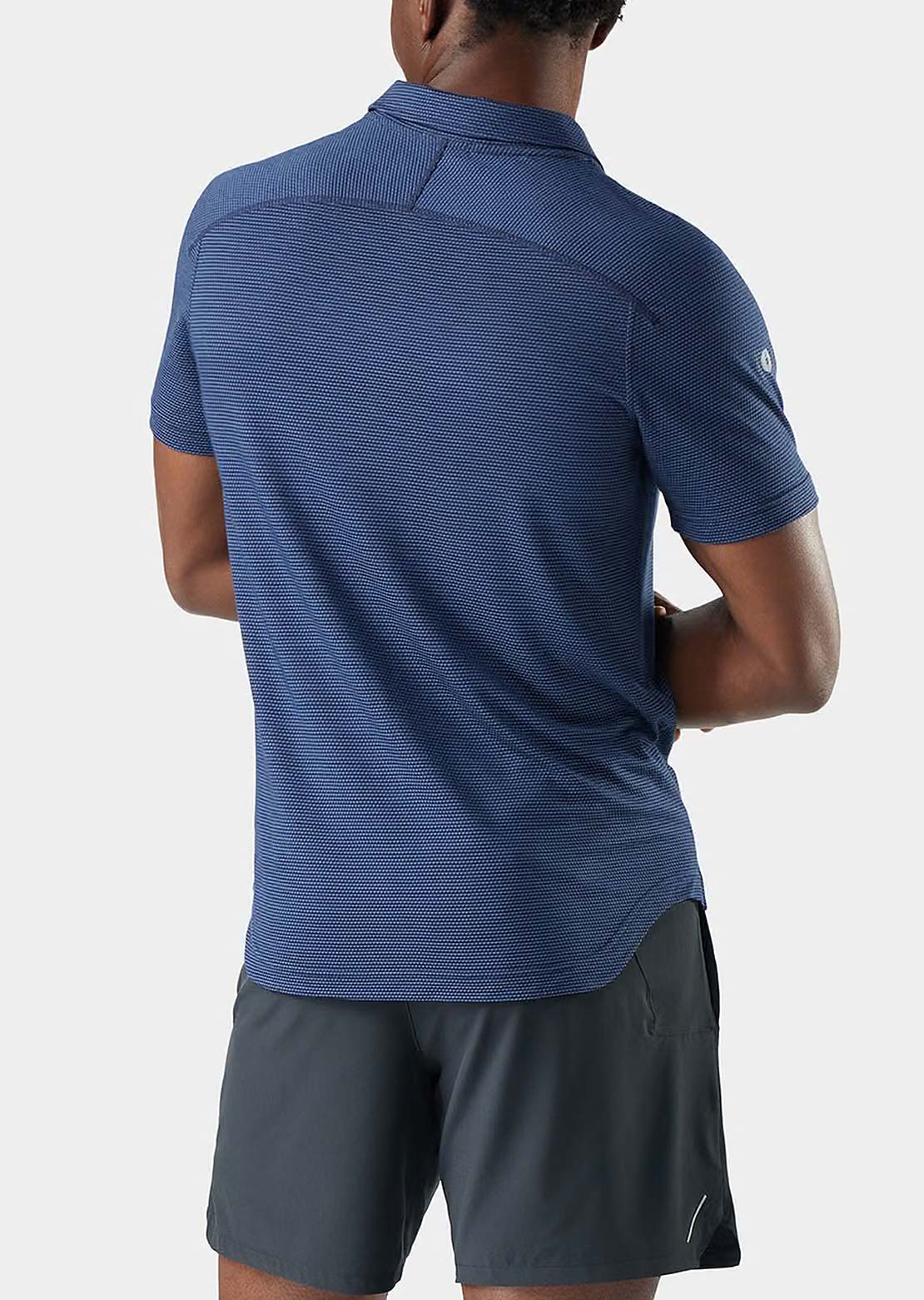 Smartwool Men's Active Mesh Polo Nightfall Blue/Deep Navy