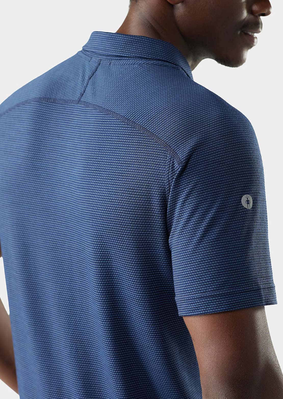 Smartwool Men's Active Mesh Polo Nightfall Blue/Deep Navy