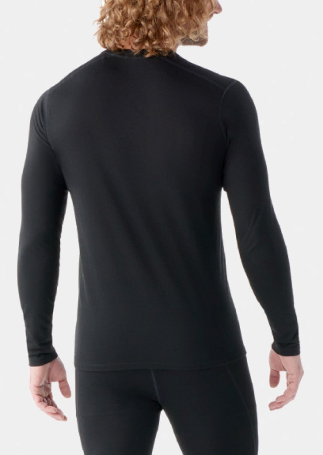 Smartwool Men's Classic All-Season Merino Crewneck Boxed Base Layer Top Black