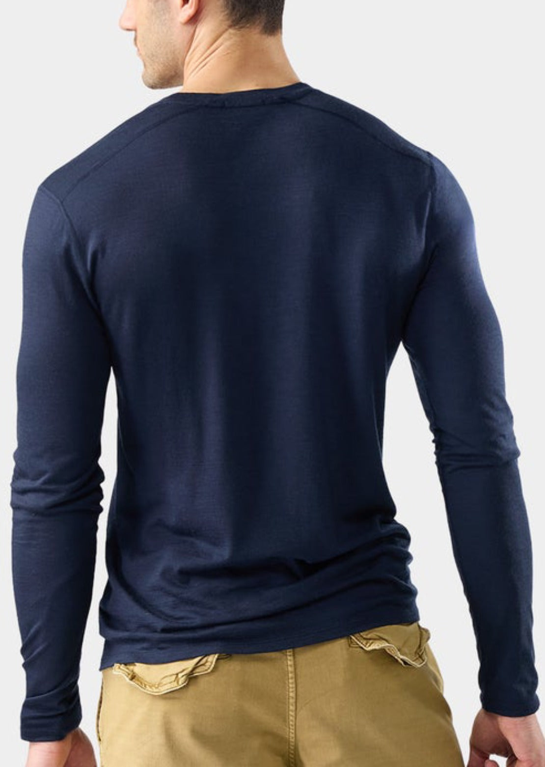 Smartwool Men's Classic All-Season Merino Crewneck Boxed Base Layer Top Deep Navy