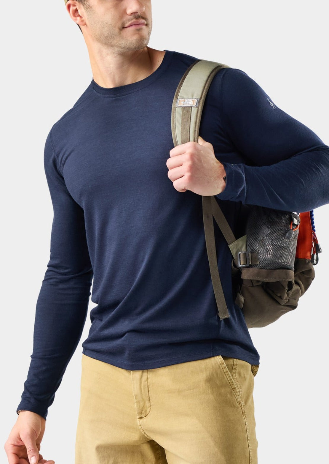 Smartwool Men's Classic All-Season Merino Crewneck Boxed Base Layer Top Deep Navy
