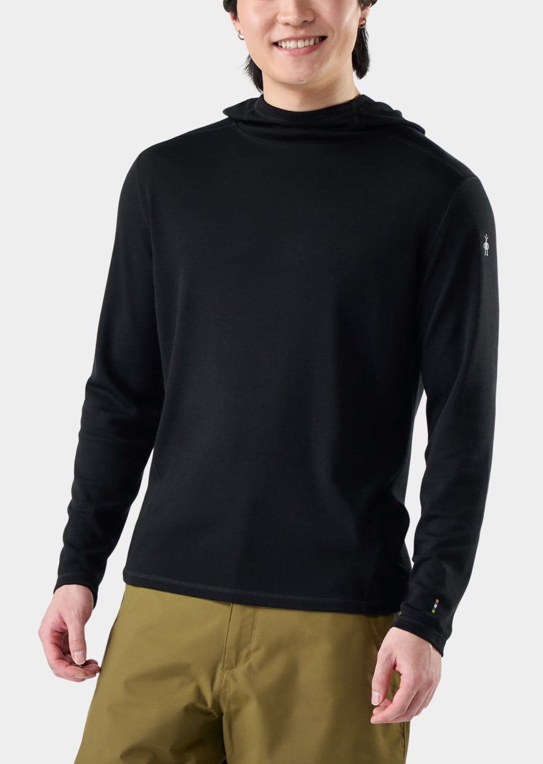 Smartwool Men's Classic Thermal Merino Base Layer Hood Black