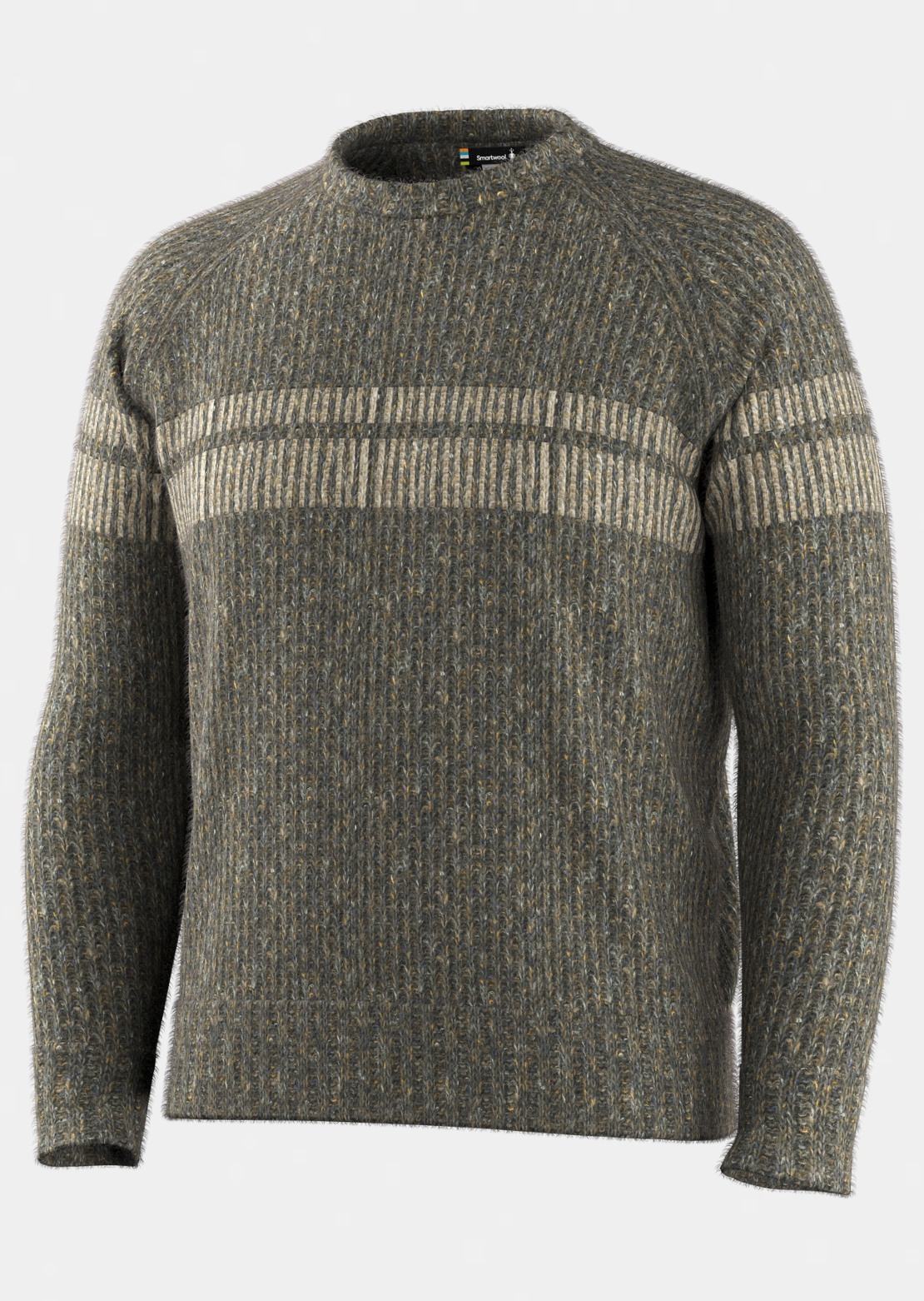 Smartwool Men's Fisherman Crewneck Sweater Mocha Heather