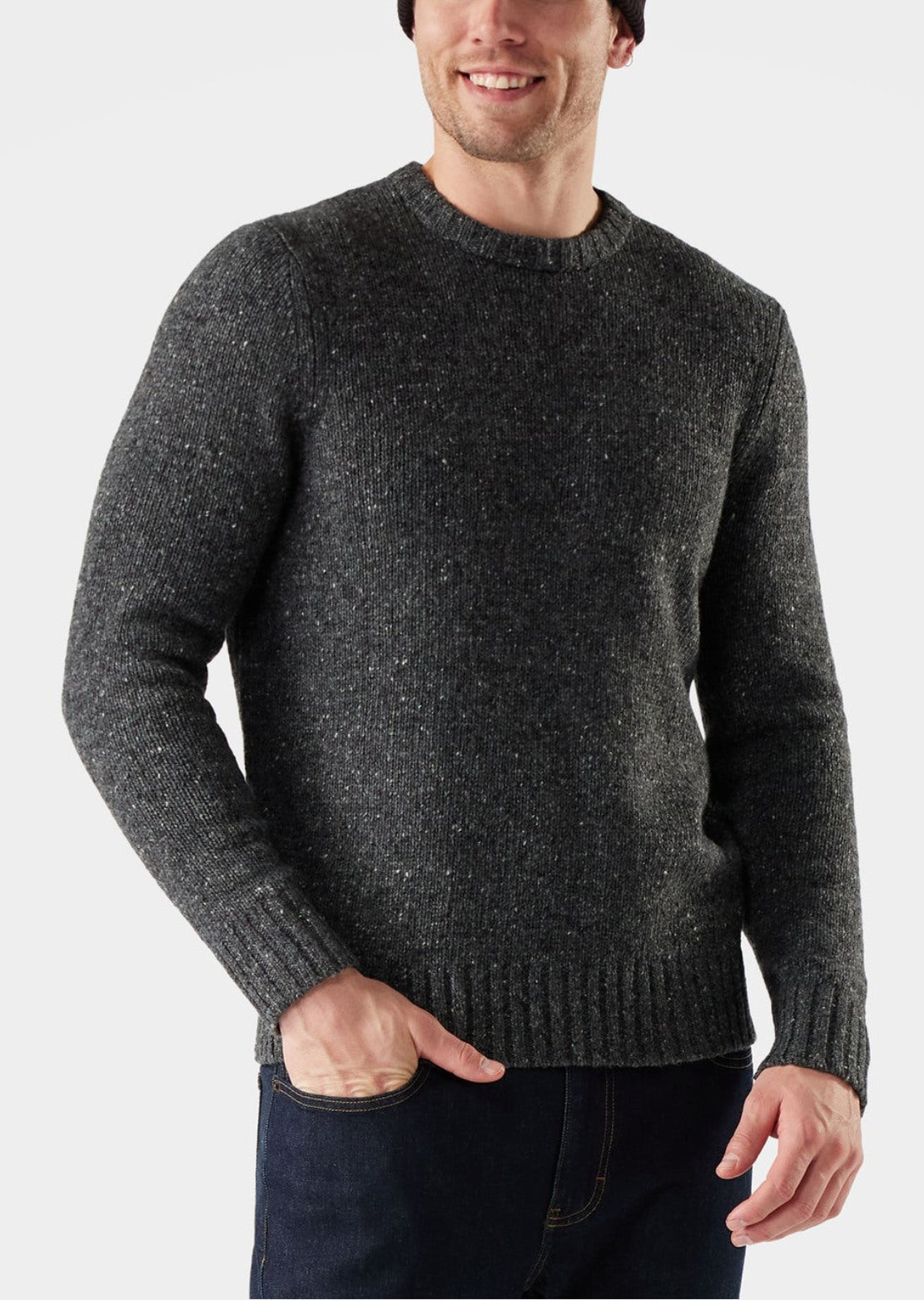 Smartwool Men's Heavy Crewneck Sweater Charcoal Heather