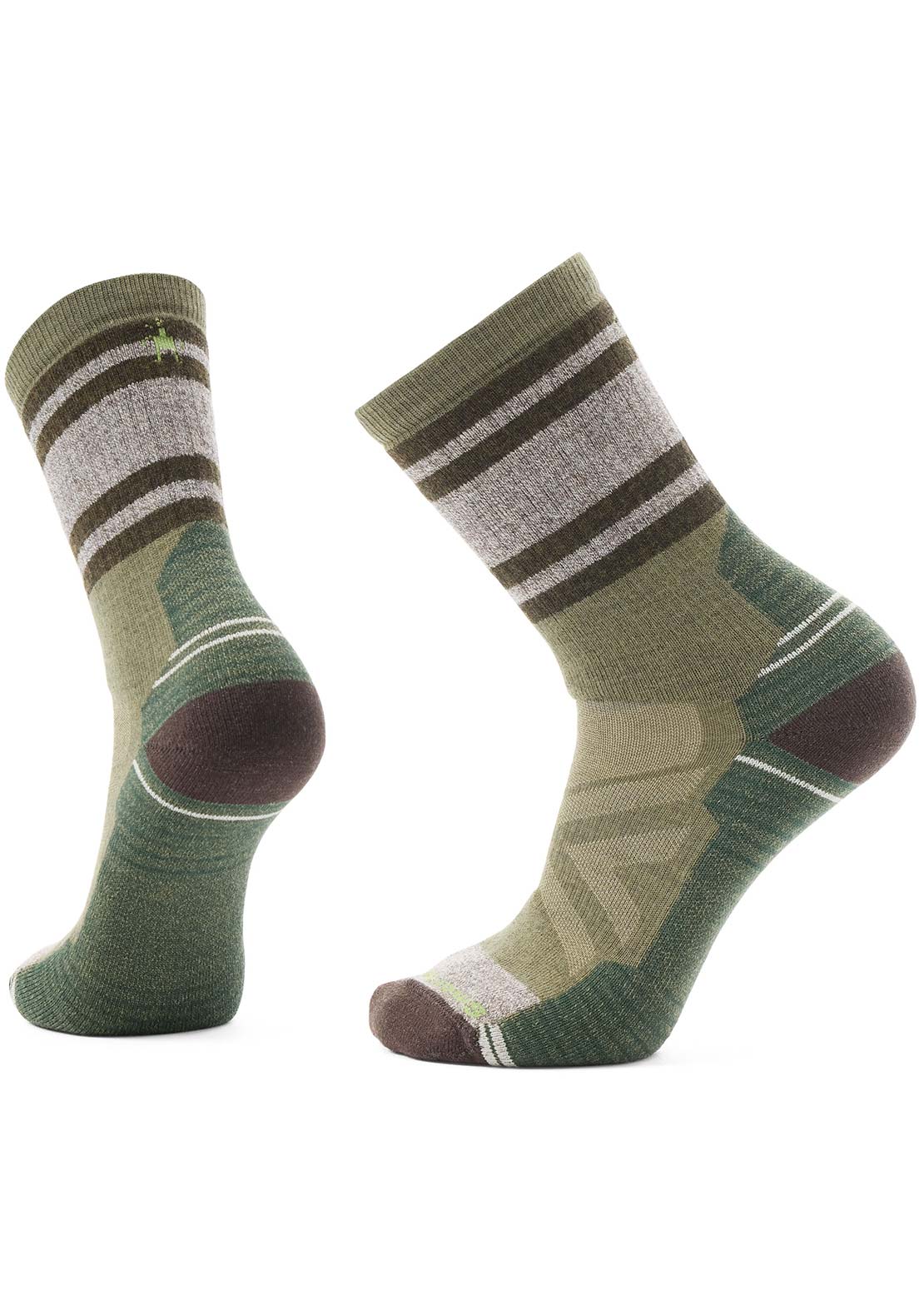 Smartwool Men's Hike Full Cushion Lolo Trail Crew Socks Winter Moss