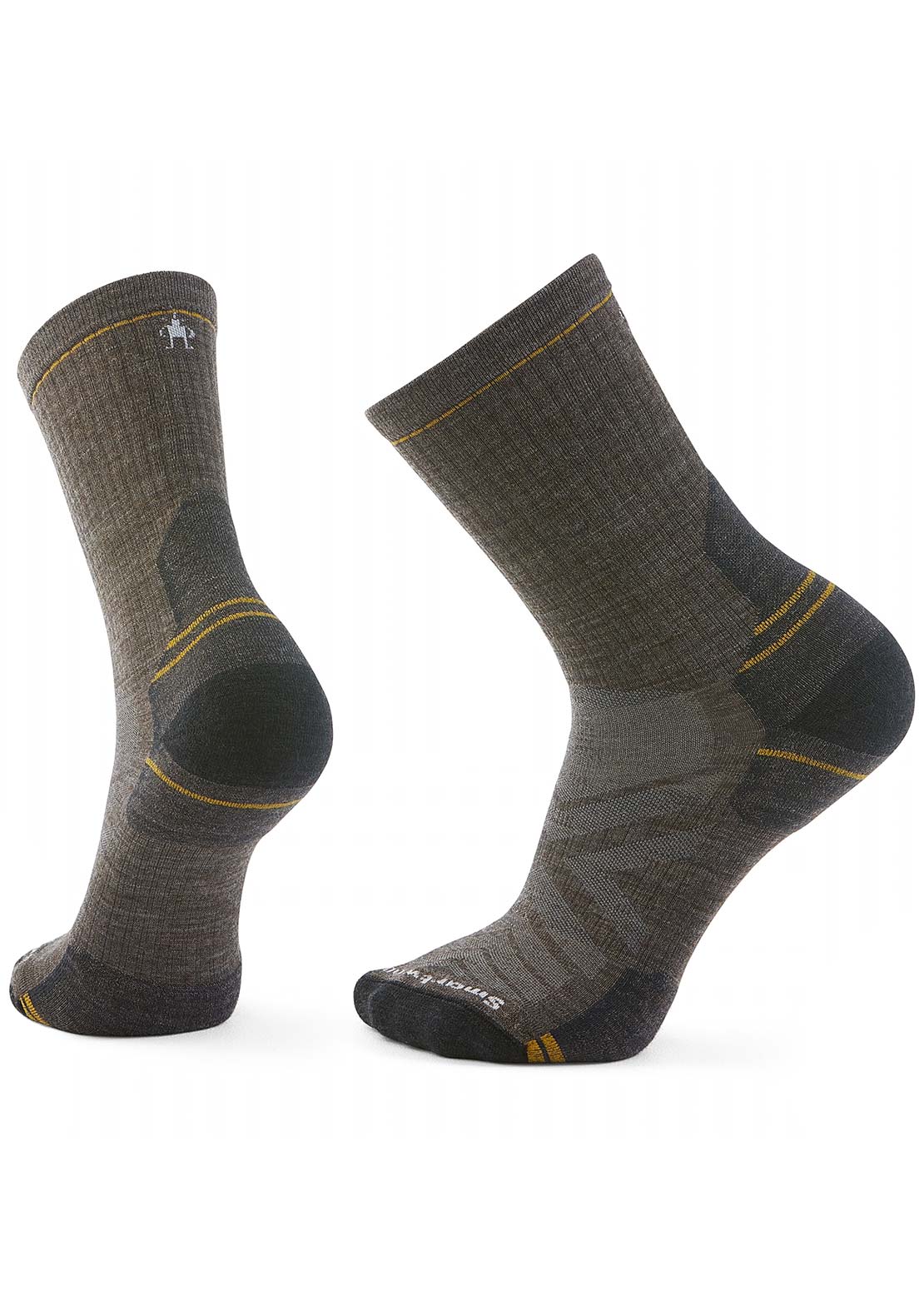 Smartwool Men's Hike Targeted Cushion Mid Crew Socks Taupe