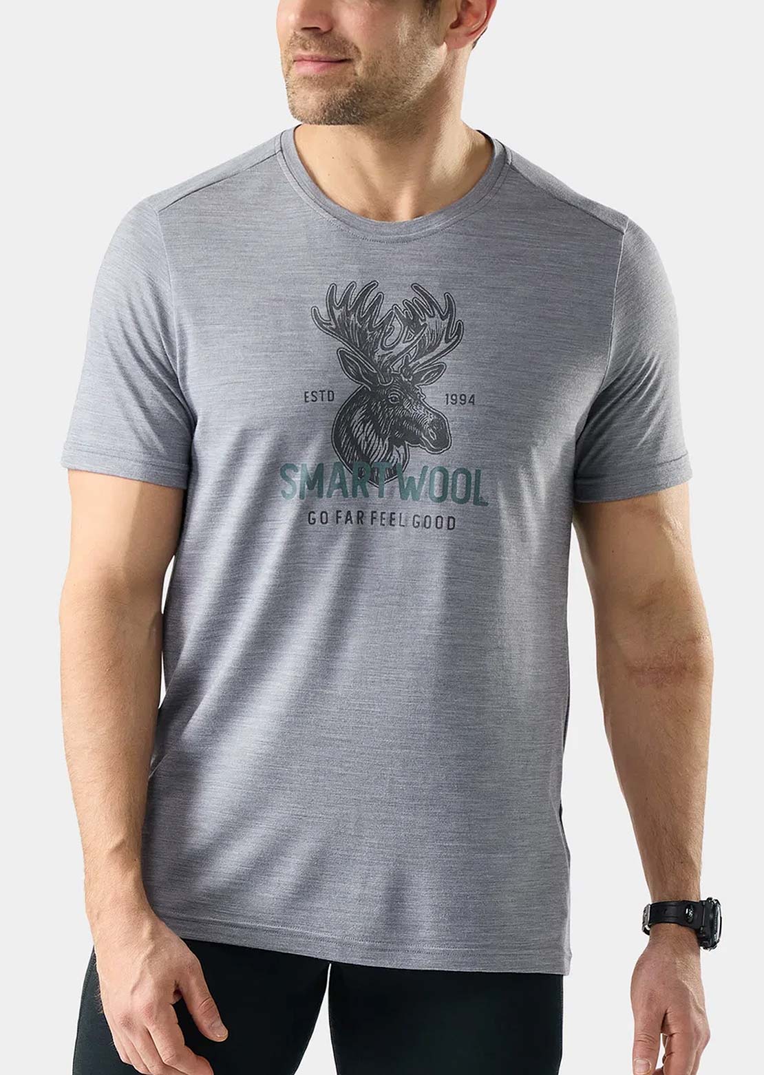 Smartwool Men's Moose Mode Active Graphic T-Shirt