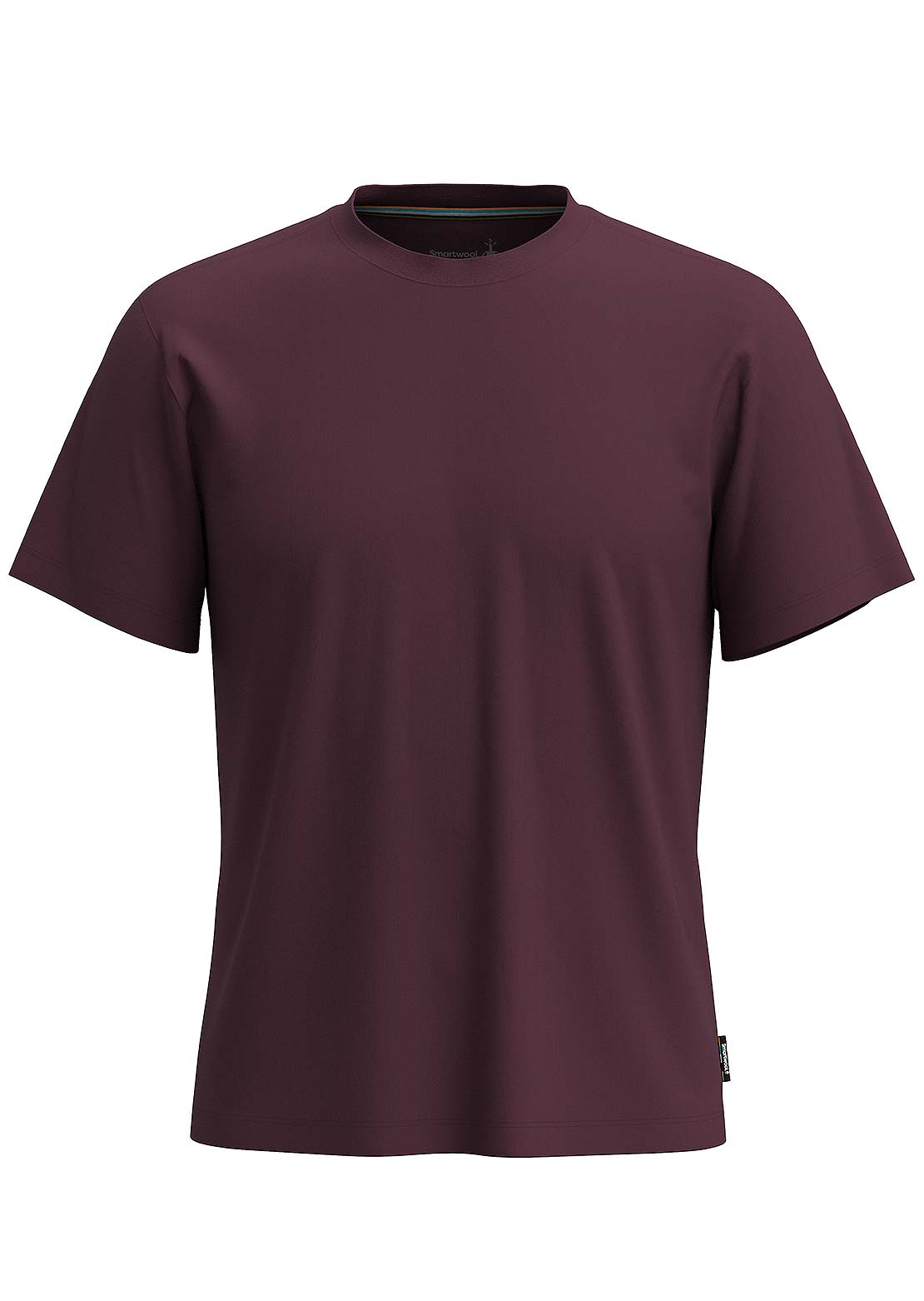 Smartwool Men&#39;s Perfect Crew Short Sleeve T-Shirt Eggplant