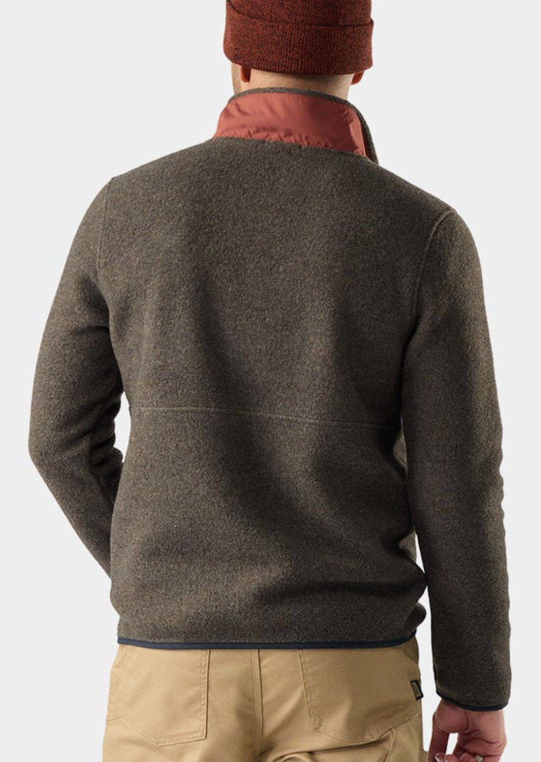 Smartwool Men's Second Cut Fleece 1/2 Zip Long Sleeve Burnt Sienna
