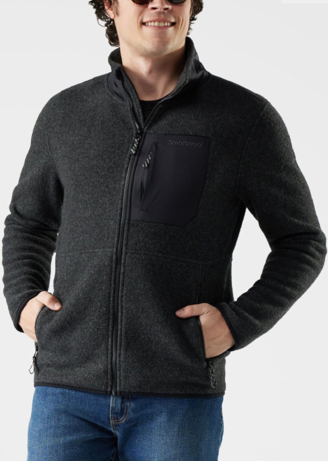 Smartwool Men's Second Cut Fleece Jacket Charcoal