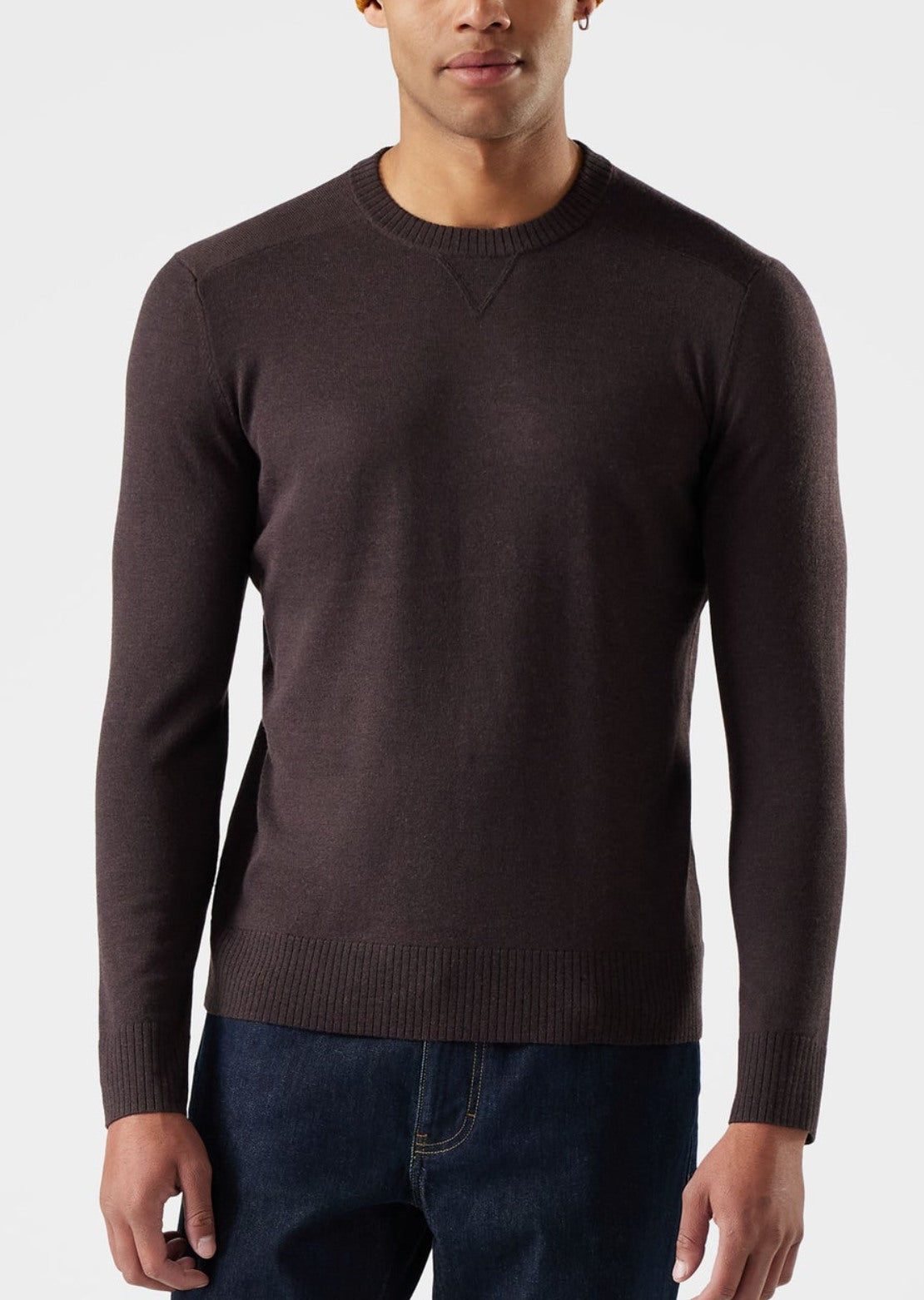 Smartwool Men's Sparwood Crewneck Sweater Mink Heather