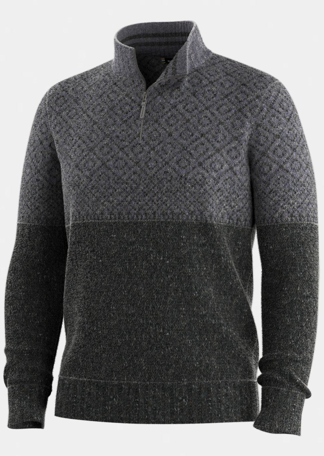 Smartwool Men's Summit 1/4 Zip Sweater Charcoal Heather