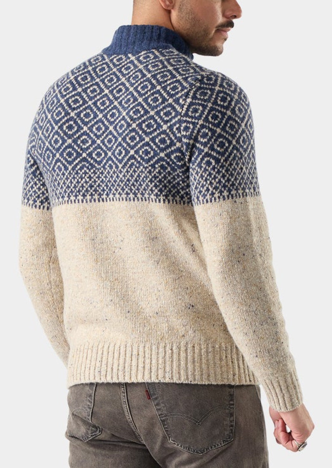 Smartwool Men's Summit 1/4 Zip Sweater Oat Heather