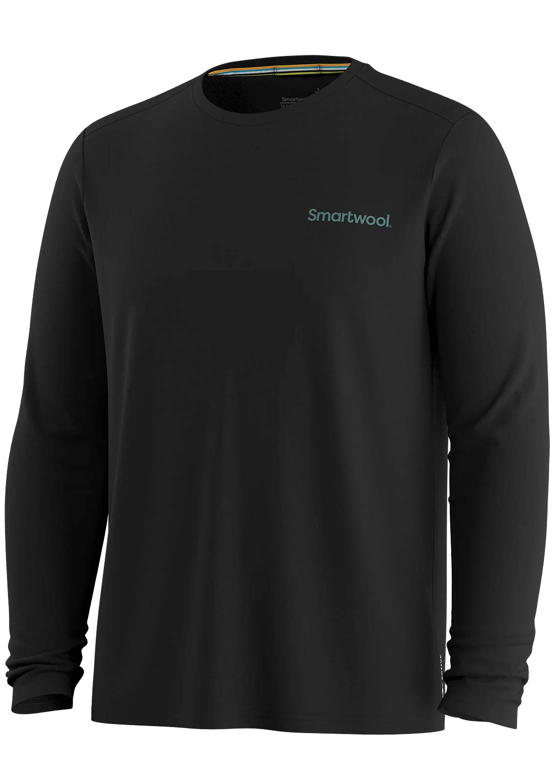 Smartwool Men's Summit Quest Active Graphic Long Sleeve Black