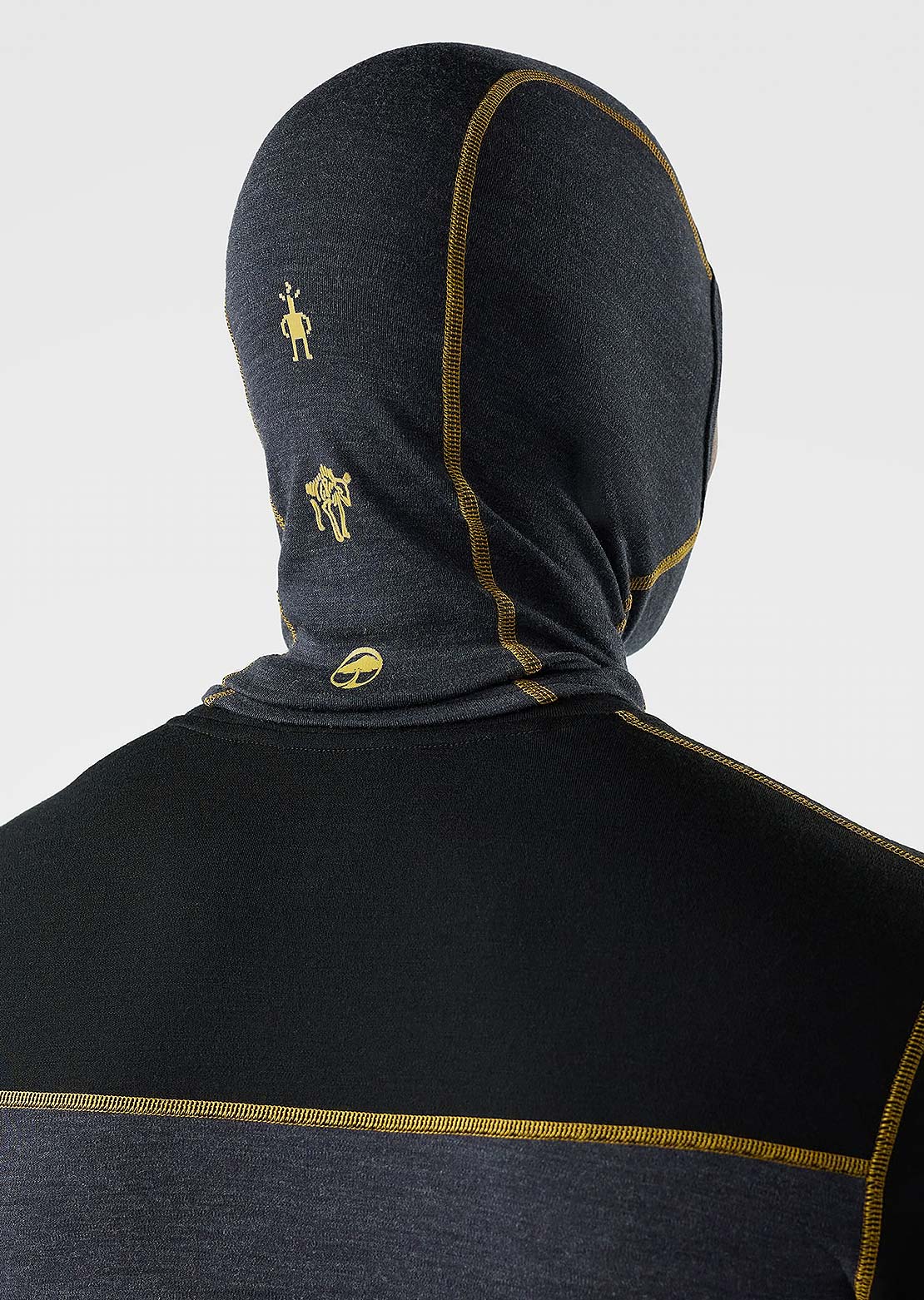 Smartwool Merino 250 Balaclava Charcoal/Honey Gold