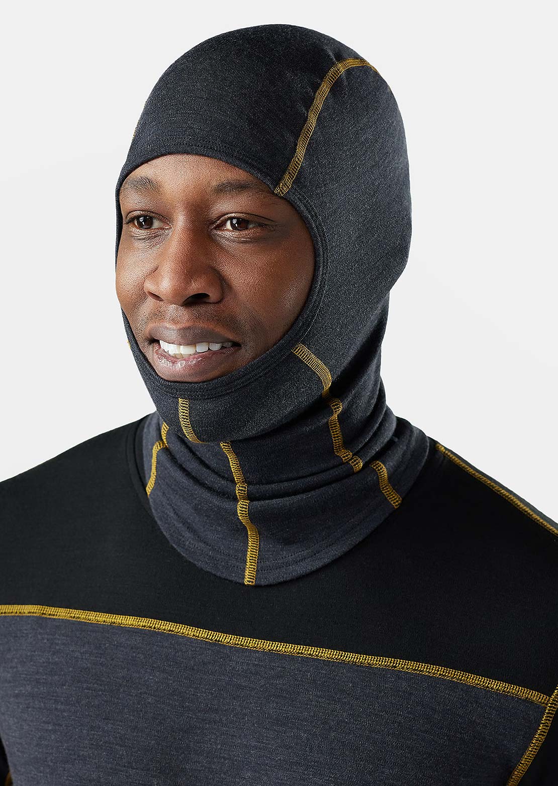 Smartwool Merino 250 Balaclava Charcoal/Honey Gold