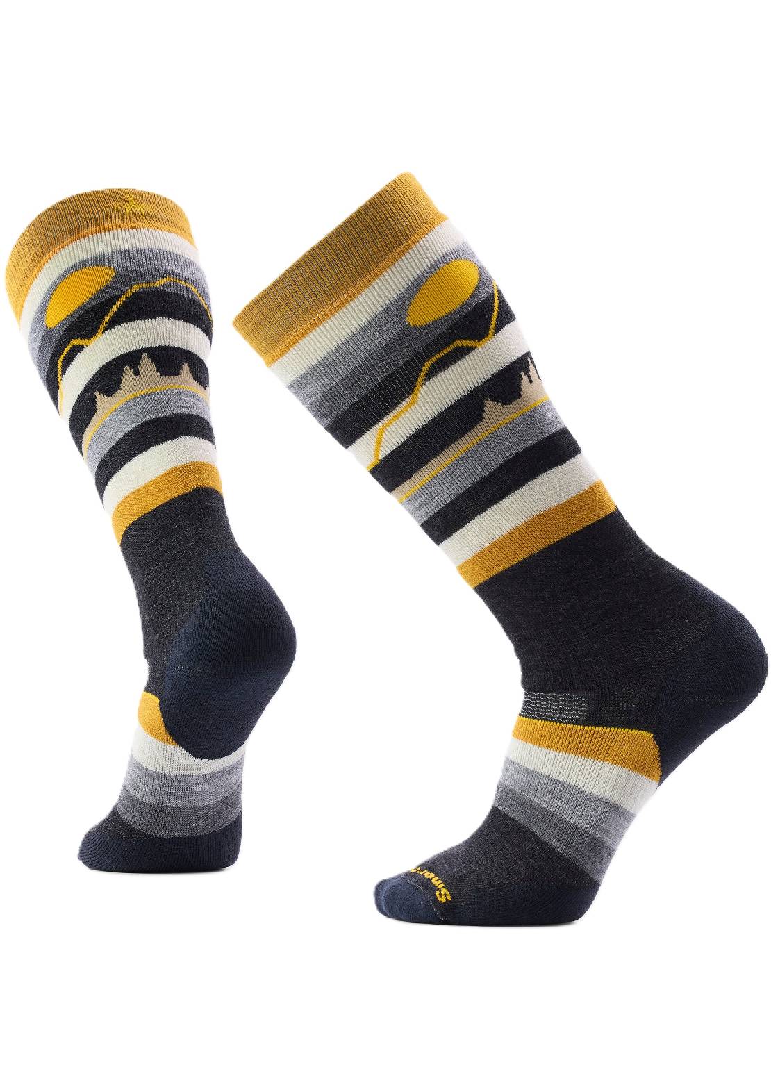 Smartwool Snowboard Full Cushion Cold Canyon OTC Socks Charcoal