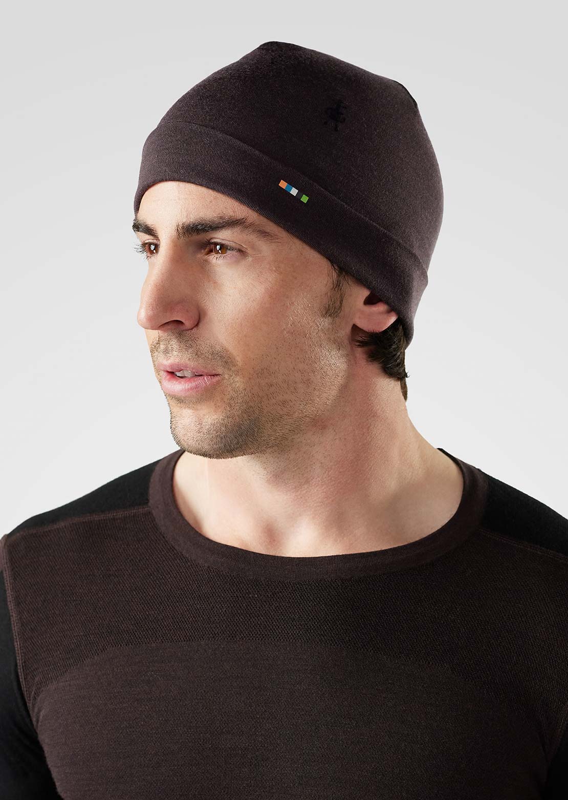 Smartwool Thermal Merino Reversible Cuffed Beanie Mink Heather