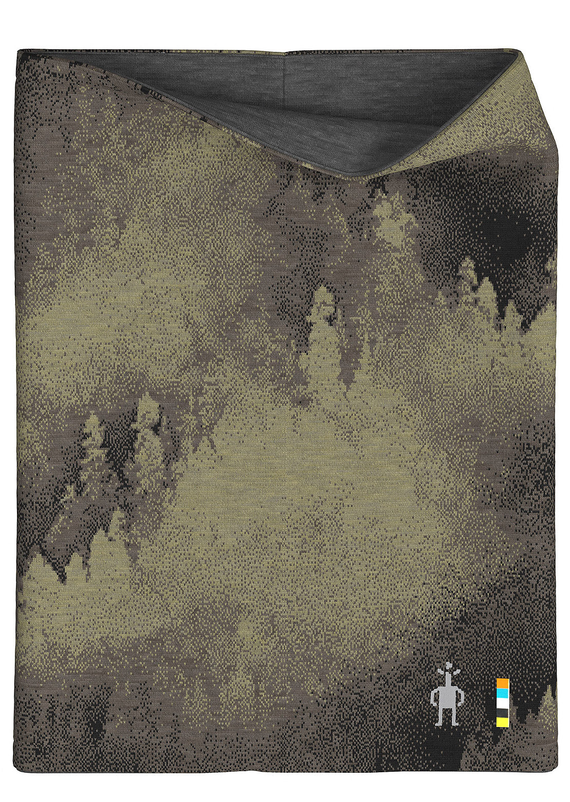 Smartwool Thermal Merino Reversible Neck Gaiter North Woods Foggy Pines