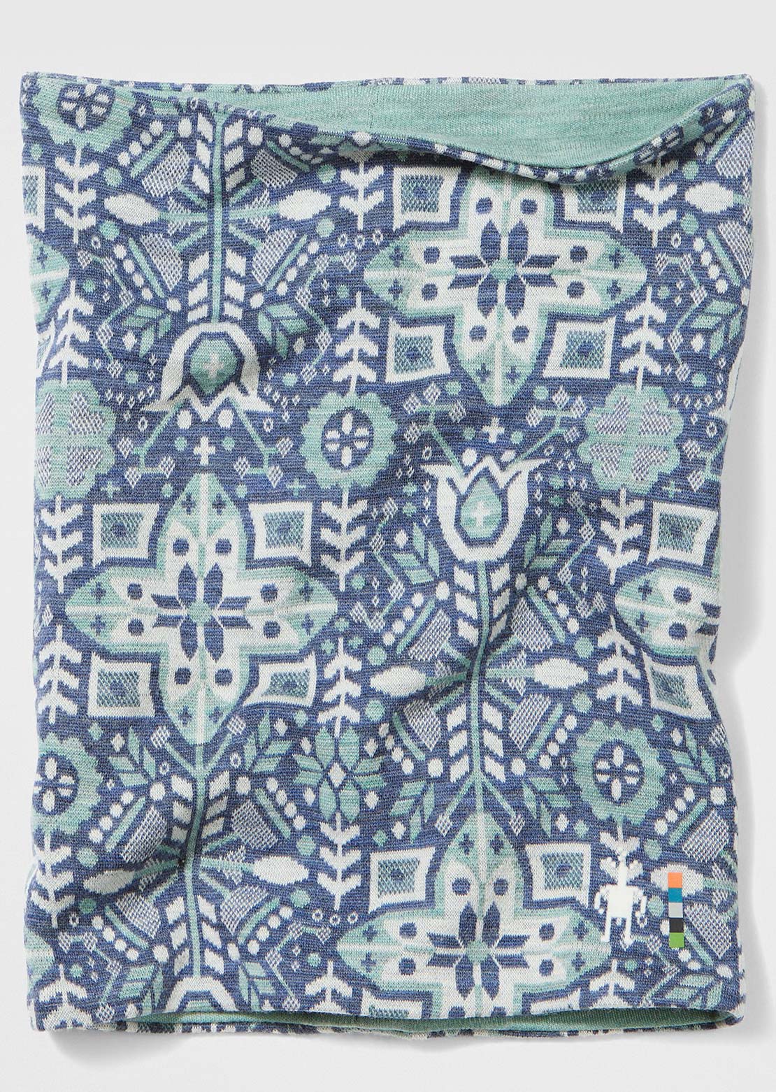 Smartwool Thermal Merino Reversible Neck Gaiter Arctic Deco Floral