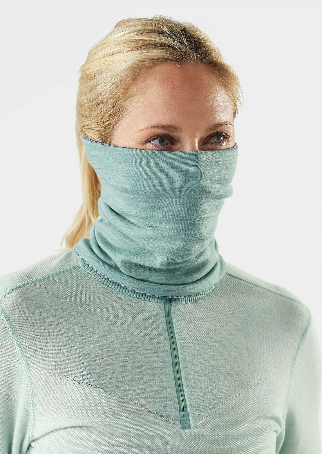 Smartwool Thermal Merino Reversible Neck Gaiter Arctic Deco Floral
