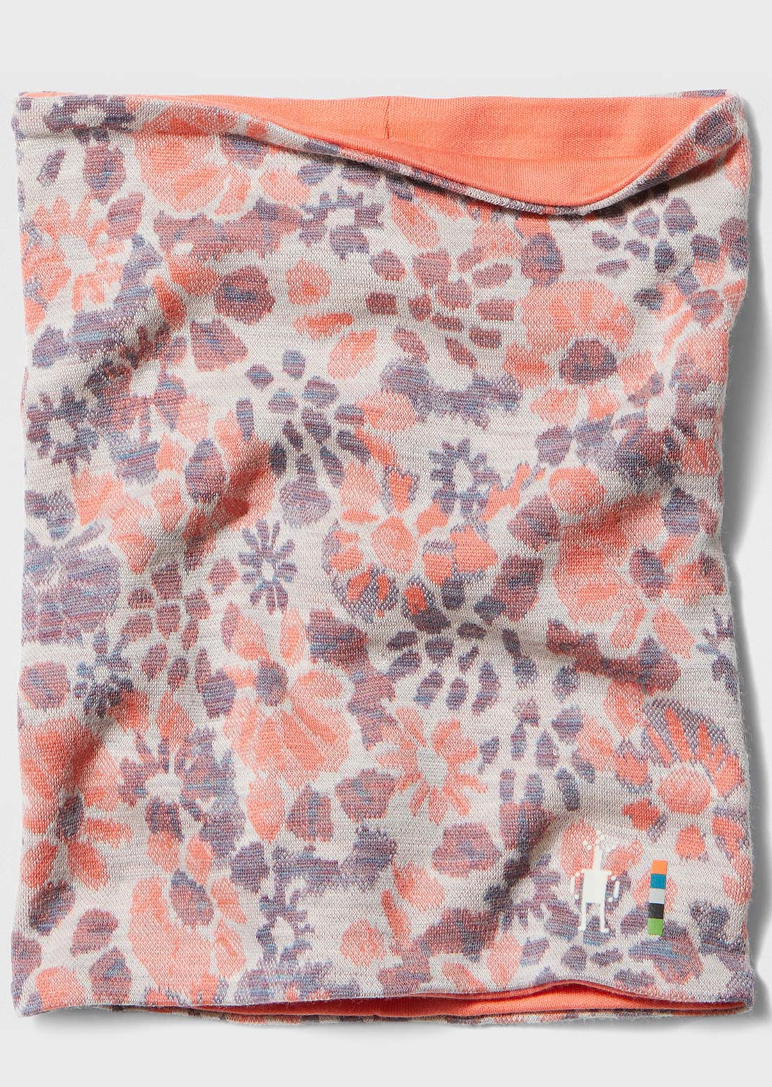 Smartwool Thermal Merino Reversible Neck Gaiter Coral Reef Floral
