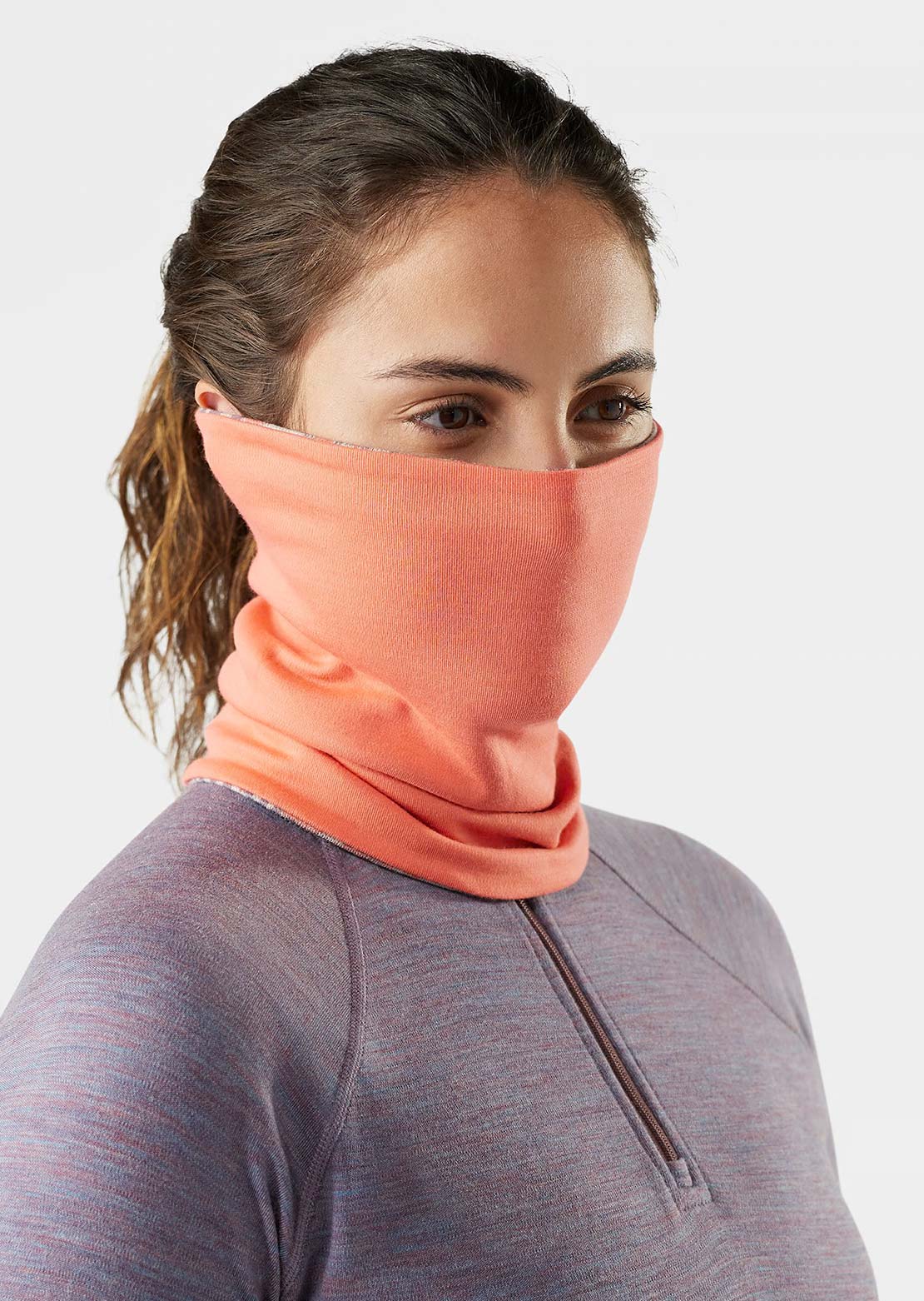 Smartwool Thermal Merino Reversible Neck Gaiter Coral Reef Floral