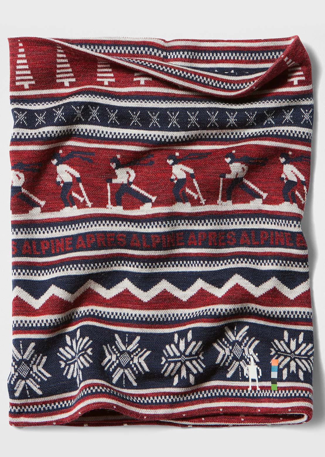 Smartwool Thermal Merino Reversible Neck Gaiter Currant Alpine Apres