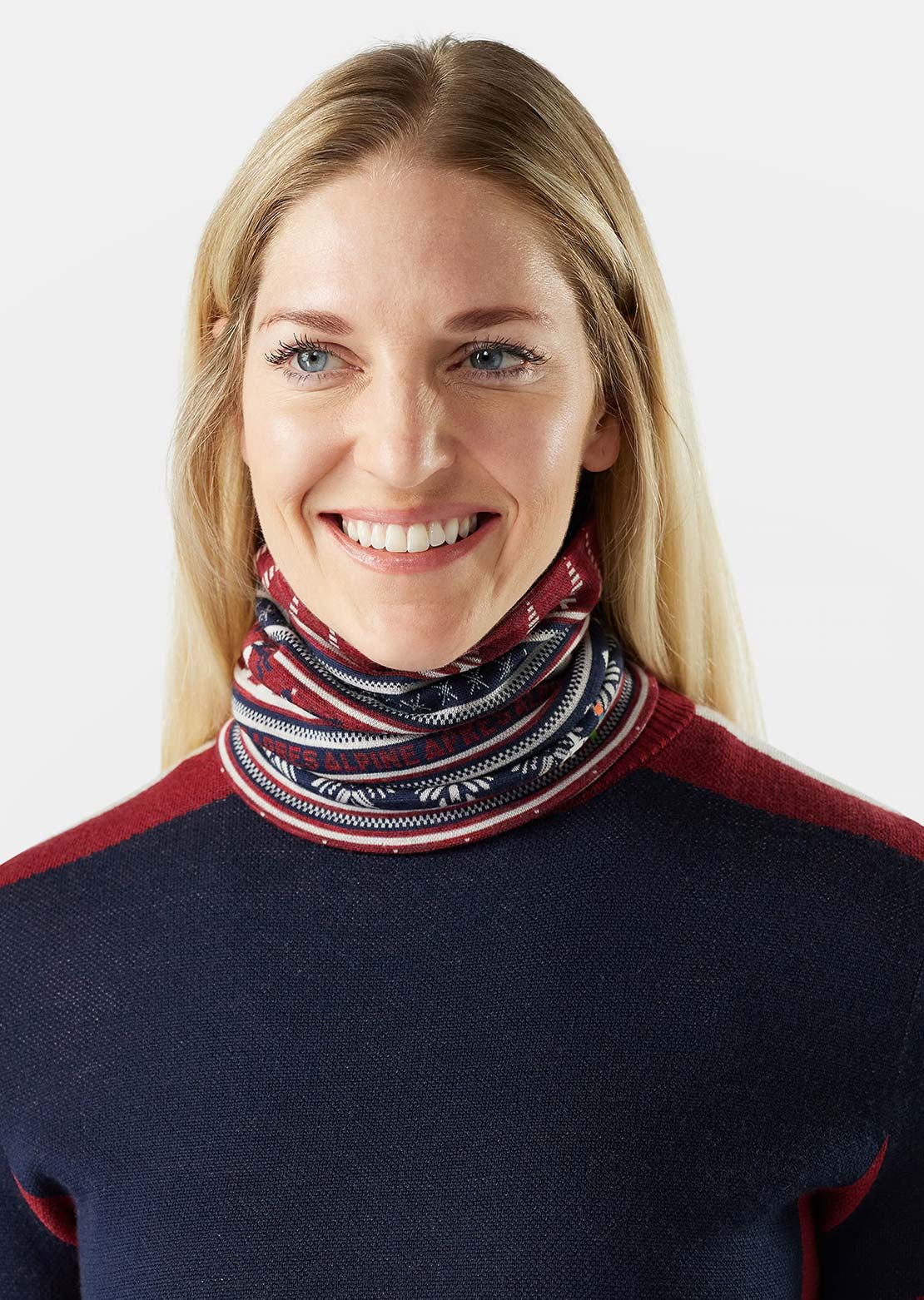 Smartwool Thermal Merino Reversible Neck Gaiter Currant Alpine Apres