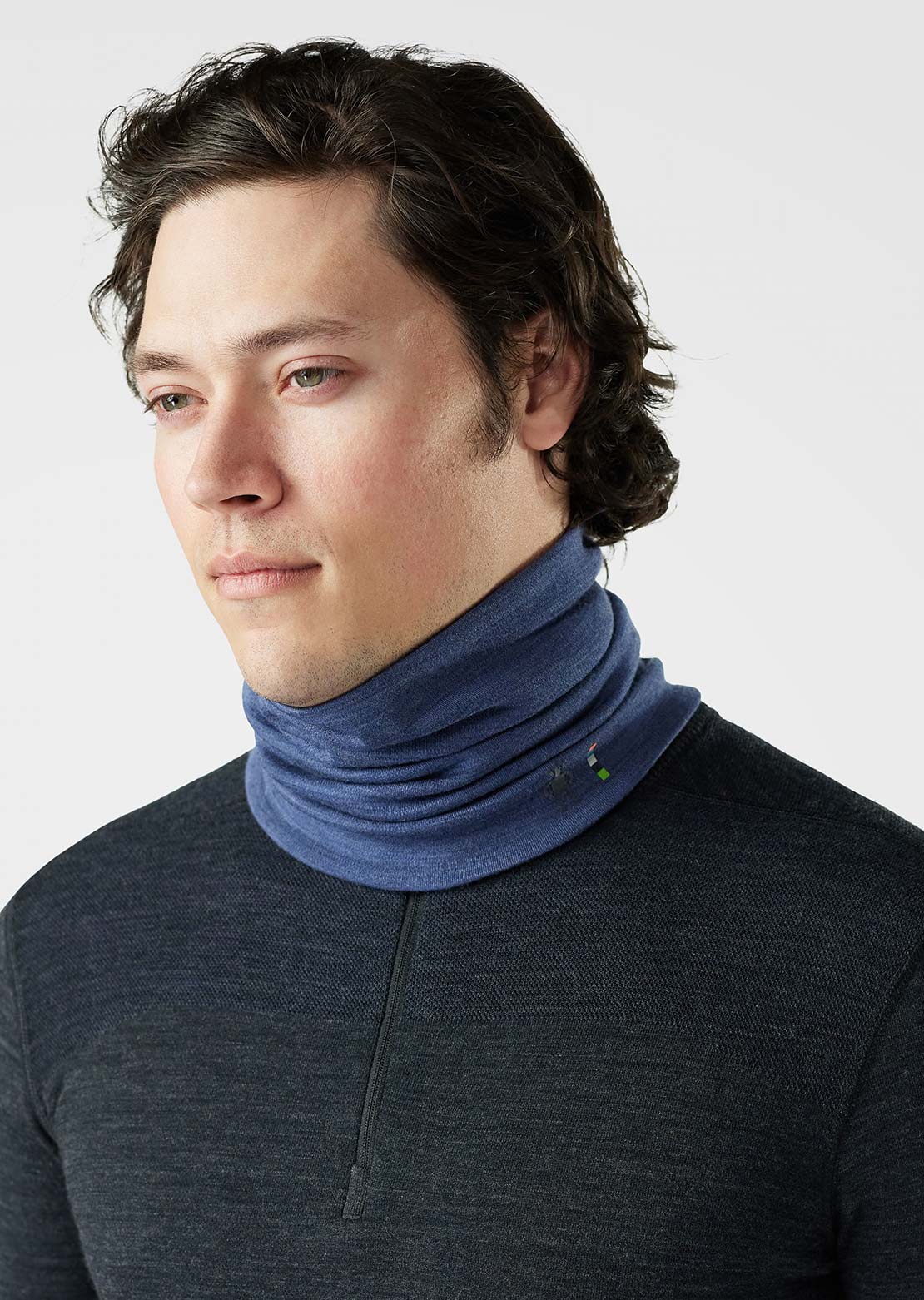 Smartwool Thermal Merino Reversible Neck Gaiter Nightfall Blue/Mink